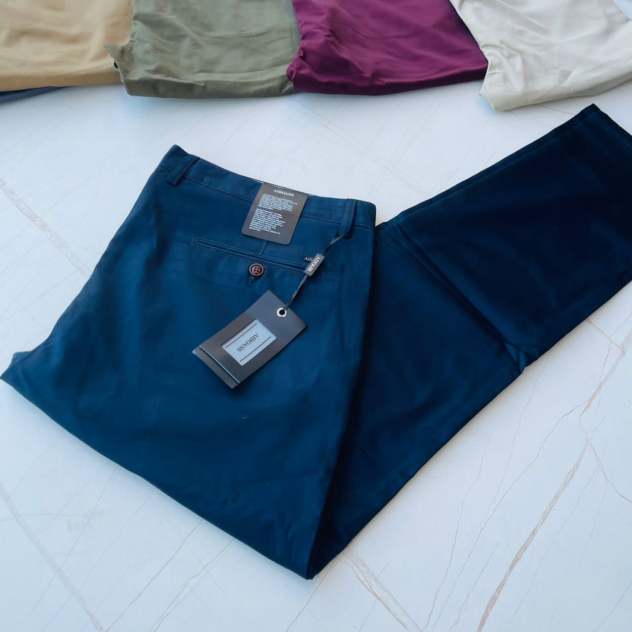 Original Denim Khaki Trousers for Men | Smart, Durable & Comfortable | Tryahu Ghana